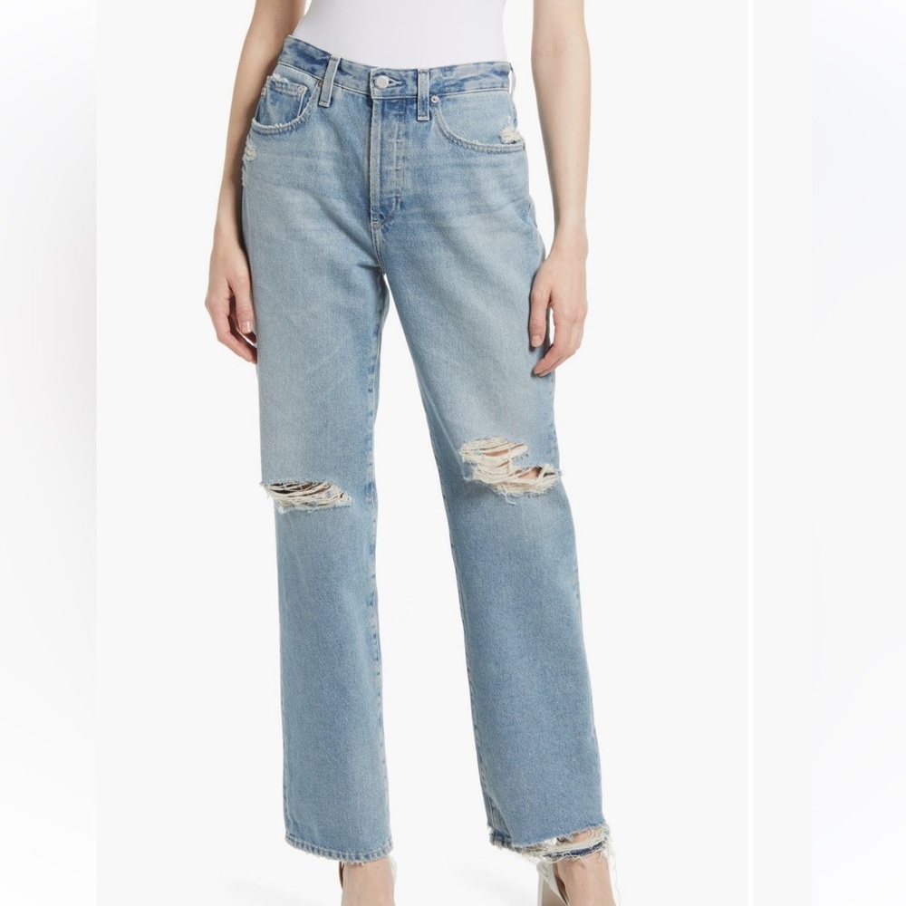 AG Clove Straight Distressed Women's Jeans